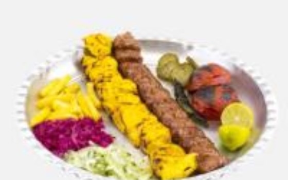 خوراک کباب میکس کلبه