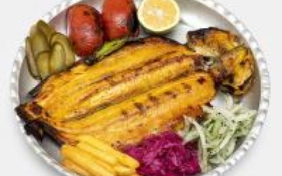 خوراک ماهی کبابی